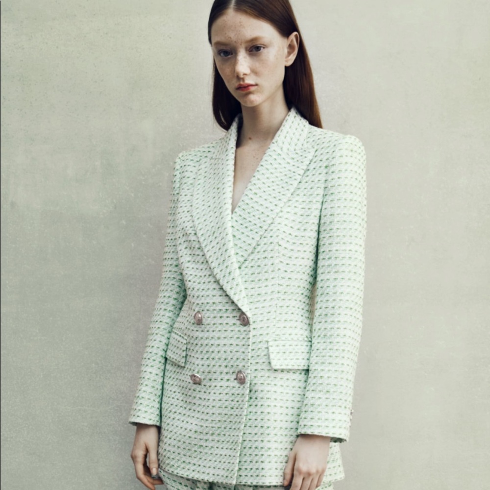 Zara tweed blazer